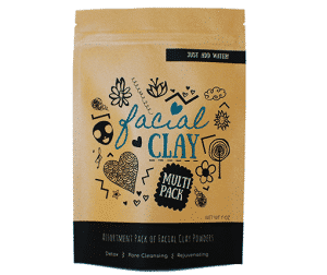 Facial Clay Mask Assortment Pack | Multi Pack of 4 Types of Clay Powders