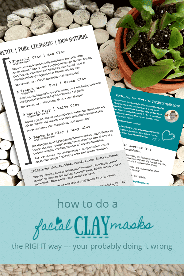 How to do a Clay Face Mask Instructions