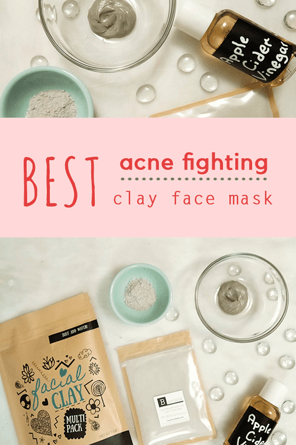 Best Mask for Acne | Bentonite clay and apple cider vinegar mask