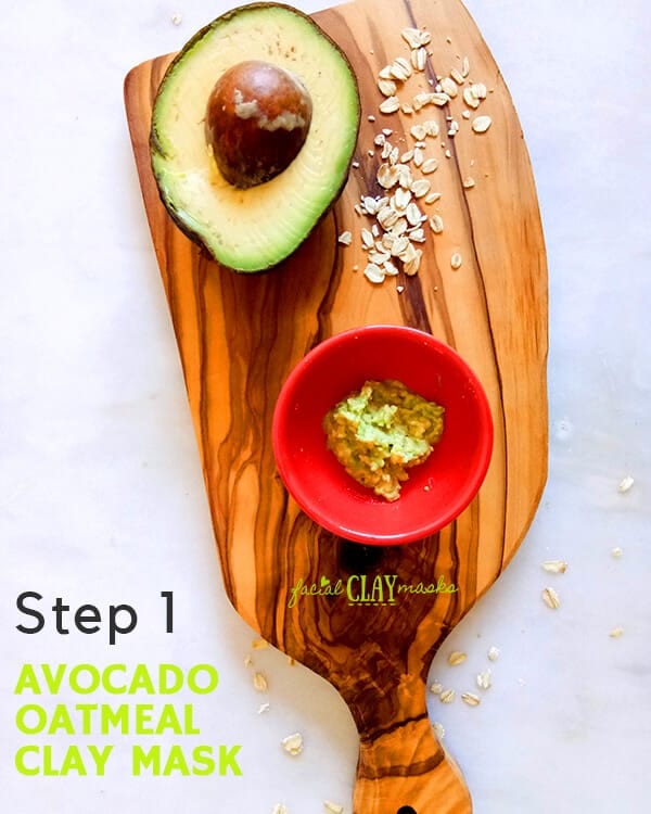 Avocado Face Mask Recipe: Step 1