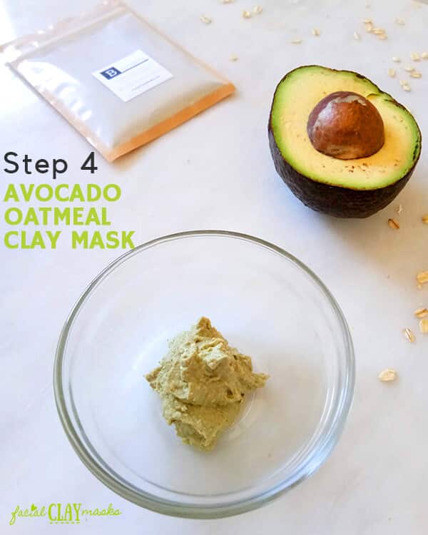 Avocado Clay Mask DIY Instructions: Step 4