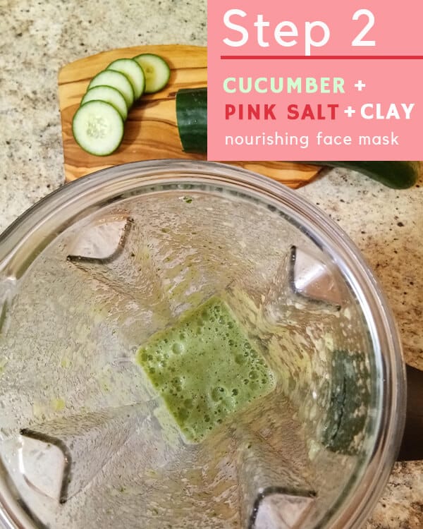 Cucumber Face Mask Recipe + Pink Salt + Clay 7