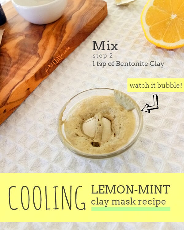 Cooling Lemon Mint Clay Mask for All Skin Types 8