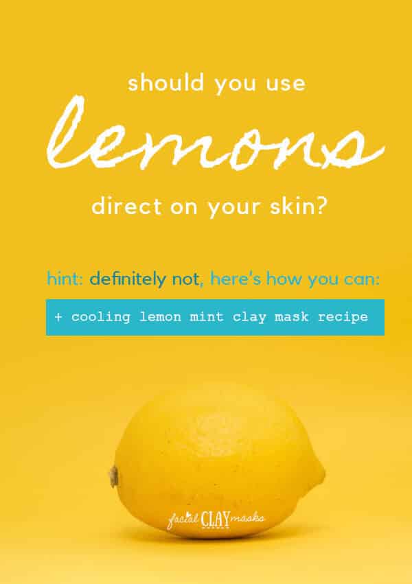 Cooling Lemon Mint Clay Mask for All Skin Types 3