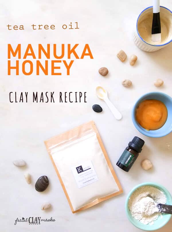 Tea Tree Oil Manuka Honey Kaolin Clay Face Mask