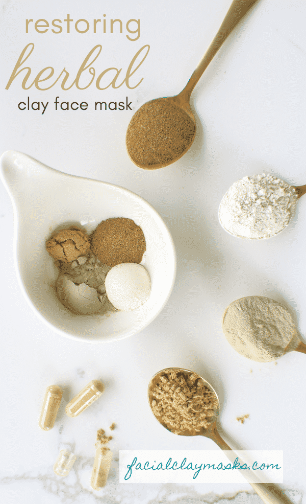 Recipe Instructions for How to Mix a Herbal Clay Mask