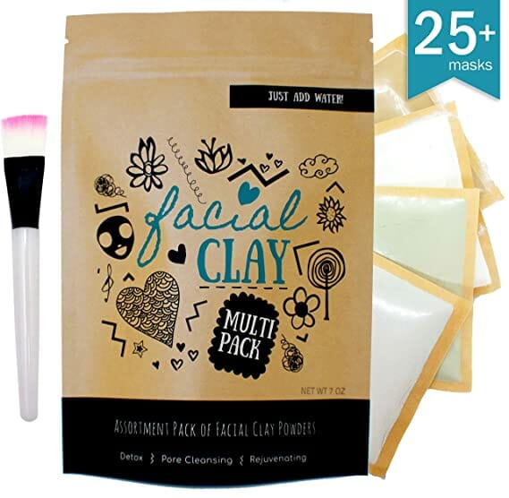 facial clay mask assortment pack