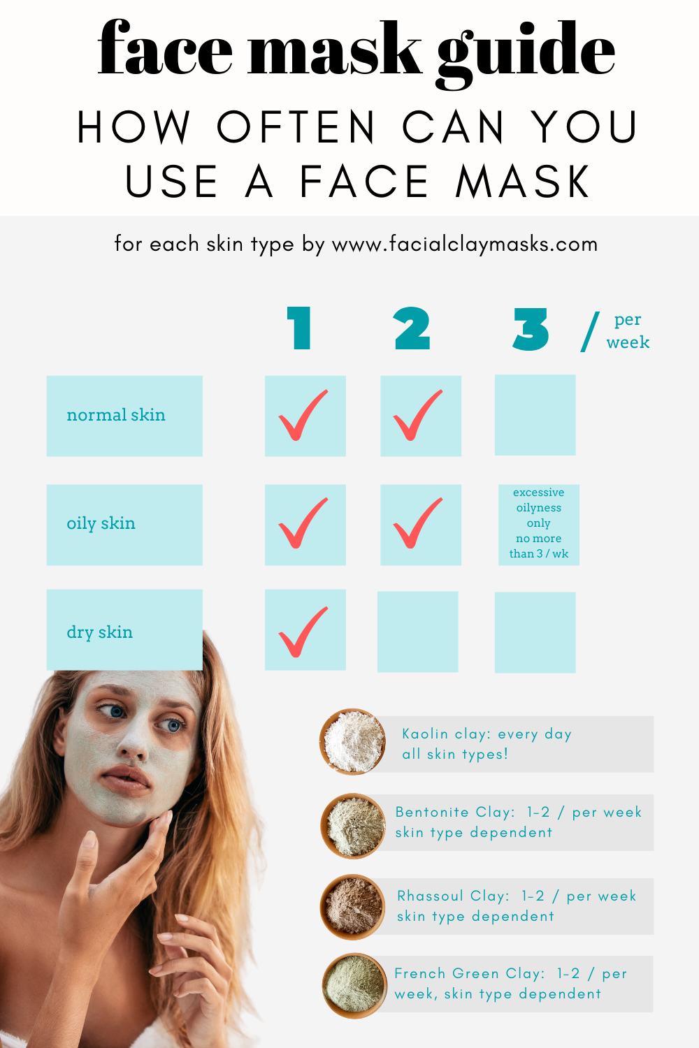 Can you use a clay mask everyday? 2